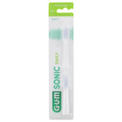 Gum Recambios Cepillo Pilas Sonic Blanco