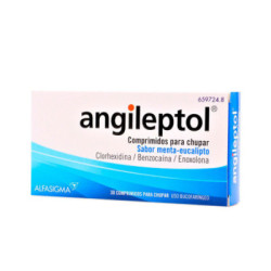 Angileptol 30 comprimidos para chupar sabor menta-eucalipto