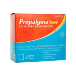 Propalgina plus 10 sobres polvo para solucion oral